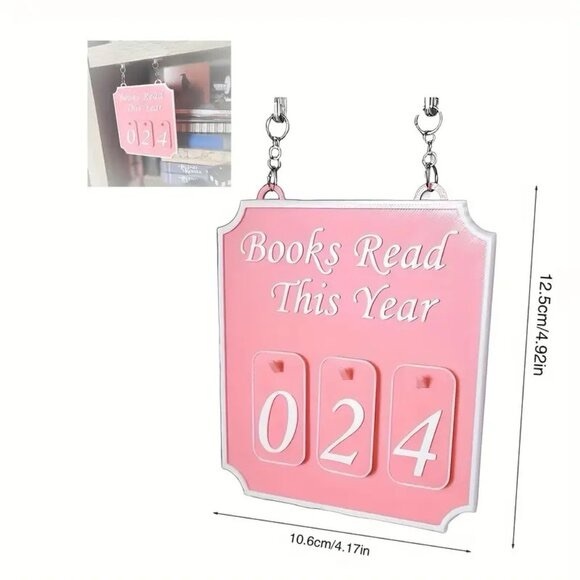 Pink Book Tracker Sign - Picture 5 of 6